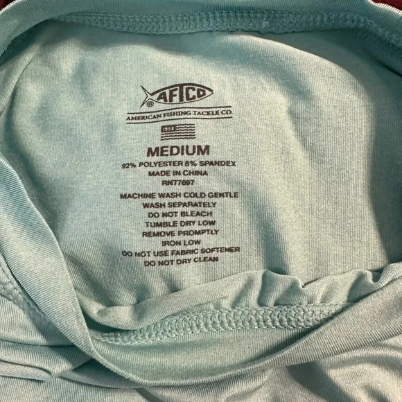 Aftco long sleeve performance shirt size M - Picture 3 of 4